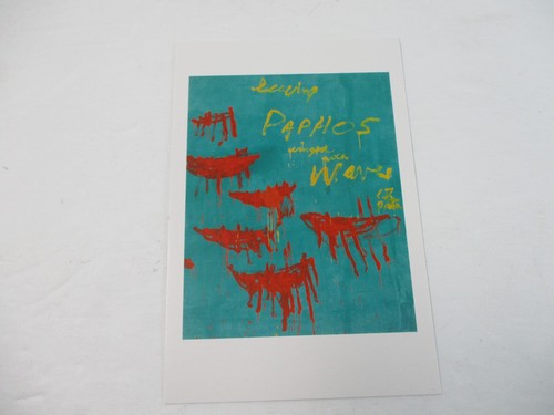 Twombly postcard leaving - postcard,
